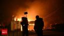 Infern in Los Angeles. S-a declarat stare de urgenta si peste 30.000 de persoane au fost evacuate. FOTO