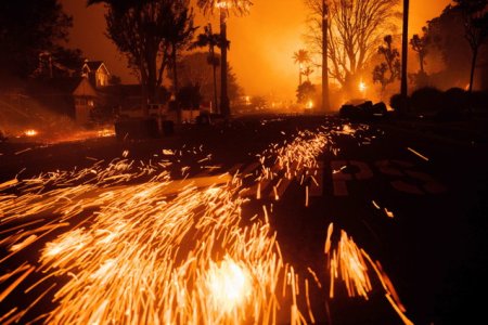 Bilantul deceselor in urma incendiilor din California a crescut la 10 morti