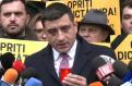 George Simion nu isi asuma huliganii de la protestul organizat de partidul sau. Liderul AUR, catre reporterul Digi 24: Vedeti, zicea lumea ca sunteti ai SRI