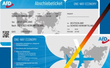 Extrema dreapta germana distribuie pliante in care le transmite imigrantilor ilegali sa plece din tara in ziua alegerilor. Sunt bilete de expulzare