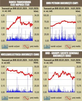 BVB Tranzactii de 41,4 milioane lei, sub media zilnica a anului trecut