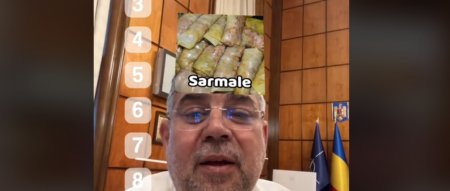 Marcel Ciolacu, din nou viral pe TikTok. Premierul s-a filmat cu „sarmalele in cap”: Mai bine pentru tara sa va faceti bucatar