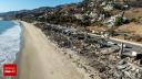 Imagini filmate din drona arata dezastrul produs de incendii in Pacific Palisades, Los Angeles. FOTO si VIDEO