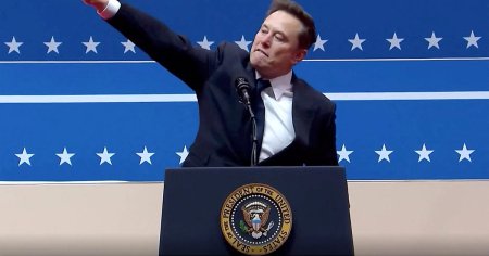 Cum raspunde Elon Musk dupa ce a fost criticat pentru salutul nazist de dupa investirea lui Trump: toata lumea este <span style='background:#EDF514'>HITLER</span>