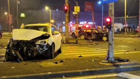 Sofer de 19 ani, implicat intr-un accident cu patru victime, la Timisoara