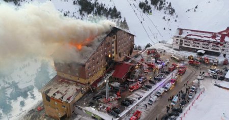 Au fost arestate 14 persoane in urma <span style='background:#EDF514'>INCENDIUL</span>ui la hotelul de lux din Turcia, soldat cu 78 de morti