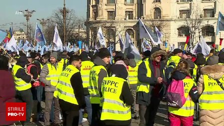 Sindicalistii din <span style='background:#EDF514'>POLITI</span>e si armata, nemultumiti dupa negocierile de la Guvern: Avem deja un calendar pentru proteste