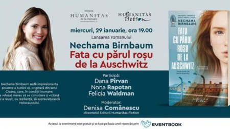 Lansarea romanului Fata cu parul rosu de la Auschwitz de Nechama Birnbaum