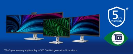 <span style='background:#EDF514'>PHILIPS</span> Monitors va oferi produse certificate TCO, cu garantie de 5 ani