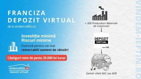 Piata constructiilor se contracta, dar Depozit Virtual ofera oportunitati profitabile online