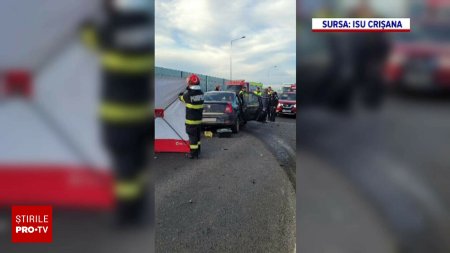 Sfarsit tragic pentru un sofer pe drumul Oradea - Baile Felix dupa ce masina lui s-a izbit de un camion