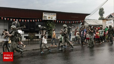 Romanii din Congo s-au refugiat la baza ONU din Goma. <span style='background:#EDF514'>REBELI</span>i au preluat controlul asupra aeroportului din oras