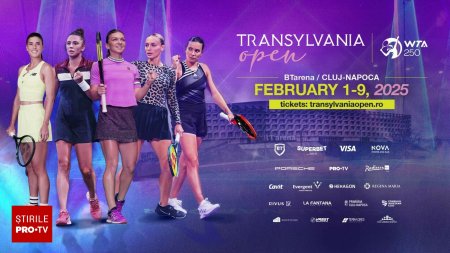 Cele mai puternice jucatoare straine care vor participa la Transylvania Open 2025, transmis de VOYO si Pro Arena