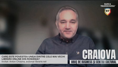 Craiova, oras de business si centru cultural - proiect ZF sustinut de Banca Transilvania. <span style='background:#EDF514'>CINE A</span> creat acum 20 de ani, cand comertul online era la inceput, businessul librarie.net pornind la drum cu cartile din biblioteca familiei?