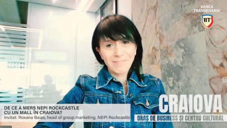 Craiova, oras de business si centru cultural - proiect ZF sustinut de Banca Transilvania. Roxana Baias, NEPI Rockcastle: Mallul din Craiova se contureaza drept un proiect regional. Vin oameni din Olt, Gorj, chiar Valcea si <span style='background:#EDF514'>MEHEDINTI</span>