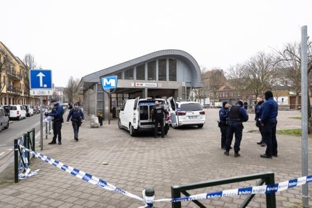 Inca un incident armat in statia de metrou din Bruxelles in care miercuri s-a tras cu pusca de asalt