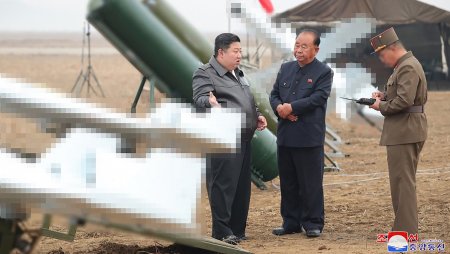 Coreea de Nord ordona productia in masa de drone <span style='background:#EDF514'>KAMIKAZE</span>. Kim Jong-Un este suspectat ca a cumparat tehnologii de la Rusia