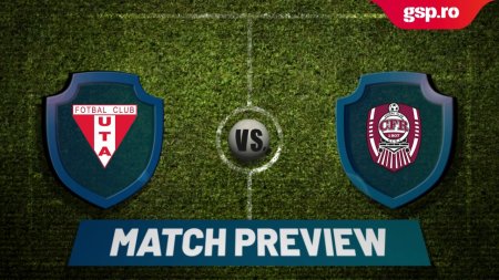 MATCH PREVIEW » UTA ARAD - CFR Cluj, SuperLiga - Etapa 26