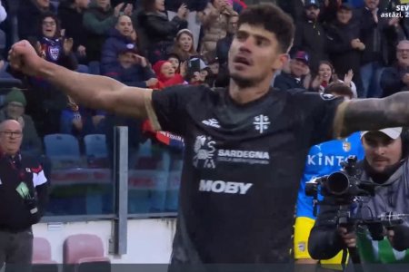 Florinel Coman, impact INSTANT in Serie A » Fotbalistul roman a marcat la prima atingere de balon si golul sau a fost decisiv pentru Cagliari in victoria cu Parma