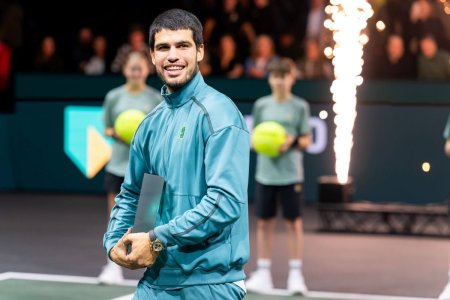 Carlos Alcaraz s-a impus la Rotterdam si are deja mai multe trofee decat Juan Carlos Ferrero, antrenorul sau