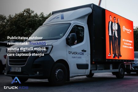 Publicitatea outdoor reinventata: TruckADS, solutia digitala mobila care capteaza atentia