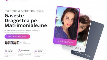 Gaseste-ti jumatatea pe Matrimoniale.me, site-ul de matrimoniale pentru relatii serioase