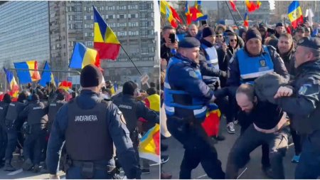 Un adevarat arsenal gasit in masina agitatorului polonez de la protest: arme, uniforma militara, numere false de inmatriculare