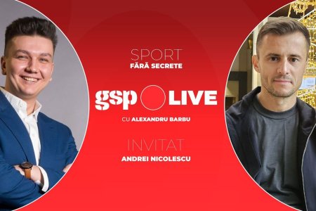 Andrei Nicolescu, invitatul lui Alexandru Barbu la GSP Live