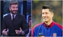 Reactia lui David Beckham cand l-a vazut pe Robert Lewandowski la bustul gol. Comentariul lui a primit mii de like-uri