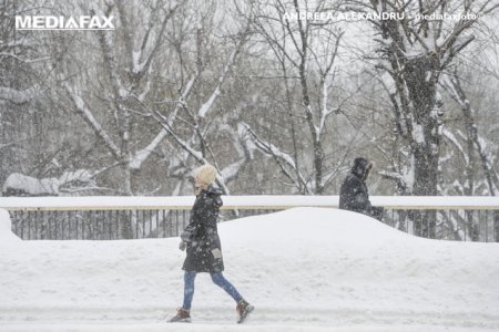 Avertizare meteo: 26 de judete ale Romaniei sub cod galben de vreme severa. Temperaturi de pana la -16 grade si ninsori abundente