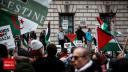 Mii de manifestanti au protestat la Londra impotriva planului lui Donald Trump cu privire la Fasia Gaza