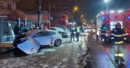 Minor de 15 ani, in stare grava dupa ce a condus fara permis si a produs un <span style='background:#EDF514'>ACCIDENT GRAV</span> in Constanta