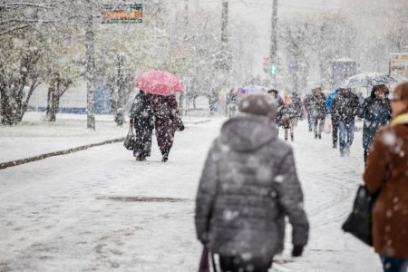 Alerta ANM! Cod galben de ninsori si ger in jumatatea de nord a tarii. Pana cand e valabila avertizarea