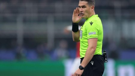 Istvan Kovacs va arbitra partida Real Madrid - Manchester City