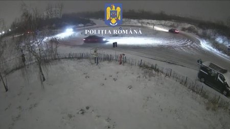 Soferi teribilisti, lasati fara permis. Faceau drifturi pe zapada, in nordul Capitalei