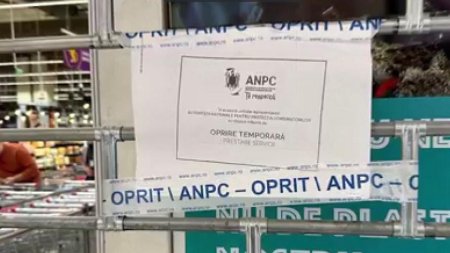 ANPC a inchis aproape toate restaurantele si Carrefour din Mall Baneasa in urma unui control 