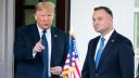 SUA isi vor mentine prezenta militara in Polonia, a anuntat Trump dupa scurta intalnire cu Duda