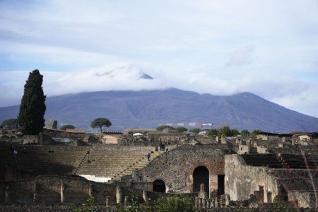 Eruptia Vezuviului a transformat un creier uman in sticla