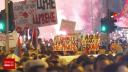 Continua protestele in Serbia. Mii de oameni au iesit in strada in memoria victimelor tragediei din gara Novi Sad. VIDEO