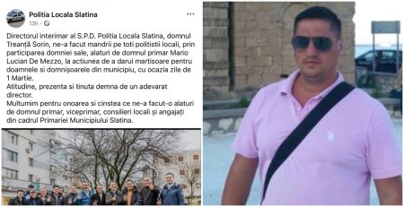 Oda agramata pentru directorul Politiei Locale dintr-un oras, pe contul de Facebook al institutiei