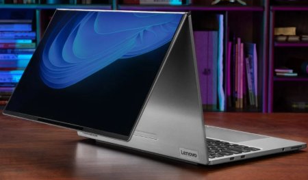 Lenovo prezinta un laptop revolutionar cu ecran pliabil la MWC 2025