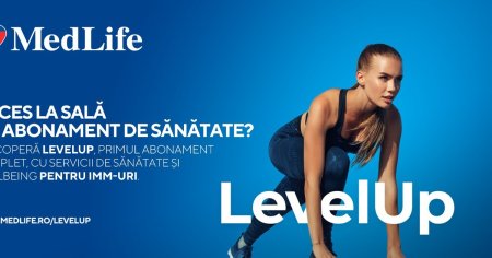 MedLife lanseaza LevelUp, primul abonament medical cu acces nelimitat la sala