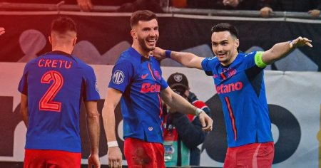 FCSB e campioana sezonului regulat. Ros-albastrii pleaca primii in play-off, dupa victoria cu Craiova