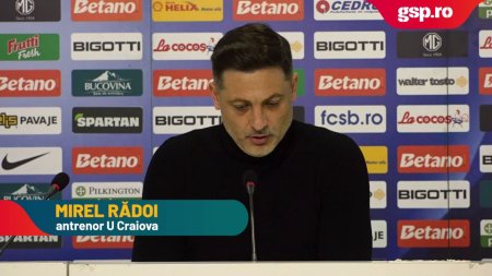 FCSB - Universitatea Craiova. Mirel Radoi, declaratii dupa <span style='background:#EDF514'>INFRANGERE</span>a din aceasta seara: Ne arata limitele aceasta partida