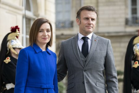 Maia Sandu merge la Paris pentru a discuta cu Em<span style='background:#EDF514'>MANUEL</span> Macron despre securitatea Europei