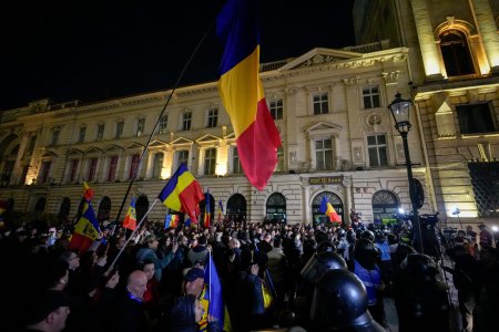 13 gendarmes injured after the Sunday night protests in Bucharest