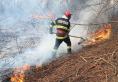 Pompierii lupta de trei zile sa stinga un incendiu izbucnit pe munte. Se intervine cu elicopterul Black Hawk (VIDEO)