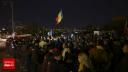 Protest al sustinatorilor lui Calin Georgescu, la sediul Curtii Constitutionale a Romaniei. FOTO