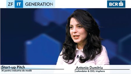 ZF IT Generation. Antonia Dumitriu, cofondatoare & CEO, Irisphera - platforma AI de consiliere ve<span style='background:#EDF514'>STIME</span>ntara si care ajuta clientii sa identifice masurile potrivite pentru haine: Tintim sa fim prezenti in experienta de shopping a oricarui consumator, fie online, fie offline