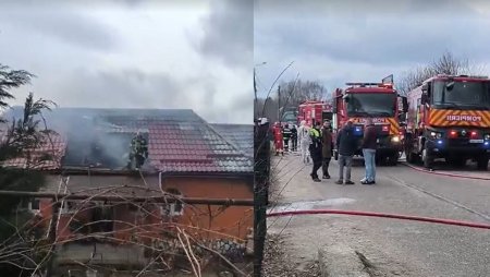 Incendiu la casa unui fost procuror DIICOT care se afla sub protectia Politiei, dupa ce a fost amenintat cu moartea| VIDEO